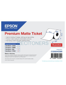 Papeleria C33S045389 EPSON - Epson Papel normal, mate, 80mm x 50m C33S045389 (Couponrolle)