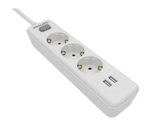 Philips SPN3032WA/10 unidad de distribución de energía (PDU) 3 salidas AC Blanco