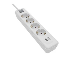 Philips SPN3042WA/10 unidad de distribución de energía (PDU) 4 salidas AC Blanco