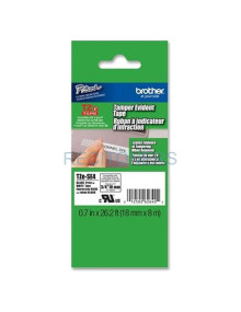 Toner TZESE4 BROTHER - Brother Cinta seguridad Blanco/negro 8m, 18mm