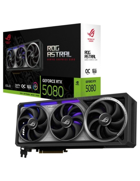Tarjeta grafica ASUS ASU-GF RA RTX5080 OC 16G - Tarjeta Gráfica Asus ROG Astral GeForce RTX 5080 OC/ 16GB GDDR7