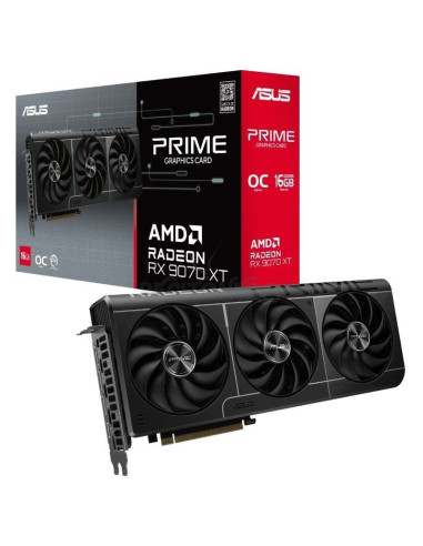 Tarjeta grafica ASUS ASU-GF PRIME RX9070XT OC 16G - Tarjeta Gráfica Asus Prime Radeon RX 9070 XT OC/ 16GB GDDR6