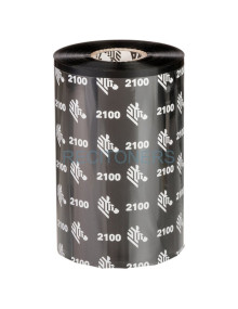 Cinta Matricial 02100BK15645 ZEBRA TECHNOLOGIES - Zebra Ribbon Cera 156x450 - caja 12 rollos 156mm, Núcleo: 25,4mm, Longitud: 45