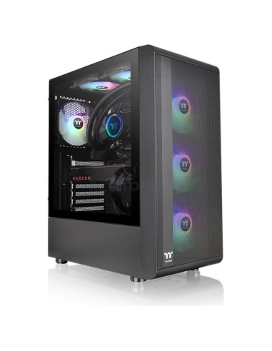 Caja THERMALTAKE CJ1117723 - Thermaltake S200 TG ARGB Midi Tower Negro
