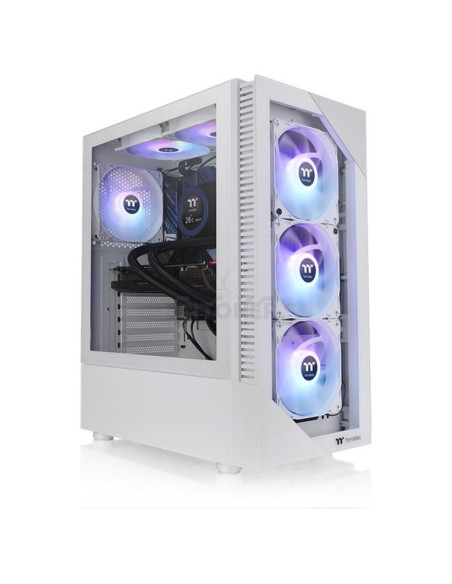 Caja THERMALTAKE CJ1117732 - Thermaltake View 200 TG Snow ARGB Midi Tower Blanco