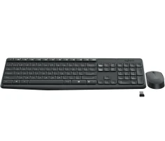 Logitech MK235 teclado Ratón incluido RF inalámbrico Checa Gris