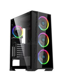 Caja HIDITEC CHA010054 - Hiditec Caja ATX MH12 Glass ARGB USB 3.1 TYPE-C