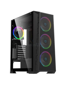 Caja HIDITEC CHA010055 - Hiditec Caja ATX MH12 METAL ARGB USB 3.1 TYPE-C