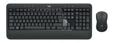 Logitech Advanced MK540 teclado Ratón incluido USB QWERTZ Alemán Negro, Blanco