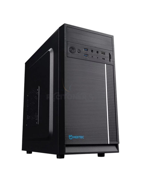 Caja HIDITEC CJ11271839 - Hiditec Q5 PRO Midi Tower Negro