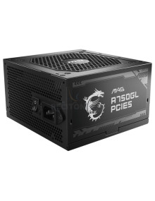 Fuente de alimentacion MSI 1377995 - MSI MAG A750GL PCIE5 unidad de fuente de alimentación 750 W 20+4 pin ATX ATX Negro