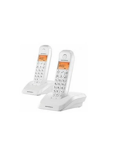 Motorola S12 Duo Teléfono DECT Identificador de llamadas Blanco