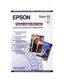 Papeleria C13S041328 EPSON - EPSON PAPEL INKJET FOTOGRAFICO PREMIUM SEMIGLOSSY A3+ 20 HOJAS