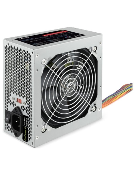 Fuente de alimentacion TOOQ 51836 - TooQ TQEP-500S-INT unidad de fuente de alimentación 500 W 24-pin ATX ATX Plata
