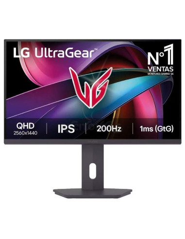 Monitor LG LG-M 27G610A-B - Monitor Gaming LG UltraGear 27G610A-B 27'/ QHD/ 1ms/ 200Hz/ IPS/ Regulable en altura/ Negro