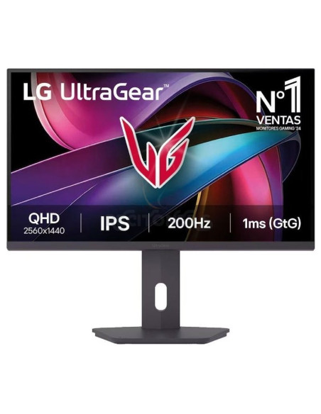 Monitor LG LG-M 27G610A-B - Monitor Gaming LG UltraGear 27G610A-B 27'/ QHD/ 1ms/ 200Hz/ IPS/ Regulable en altura/ Negro