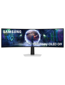 Monitor SAMSUNG 1405859 - Samsung G93SD pantalla para PC 124,5 cm (49”) 5120 x 1440 Pixeles Dual QHD OLED Plata