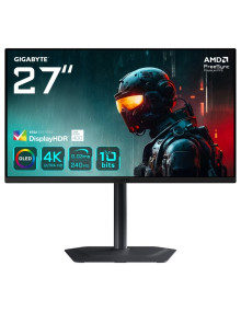 Monitor GIGABYTE 1399976 - MONITOR GIGABYTE 27” MO27U2,3840X2160 (QD-OLED),0.15PP,1500:1,0,03MS,240HZ,2HDMI+1DP+3USB3.2+USB TYPE