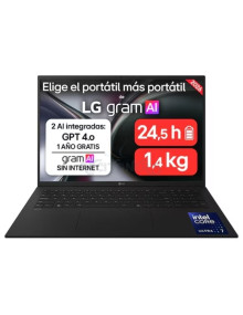 Portatil LG LGP-17ZD90TL-G AX85BN - Portátil LG Gram 17ZD90TL-G.AX85BN Intel Core Ultra 7-258V/ 32GB/ 512GB SSD/ 17'/ Sin Sistem