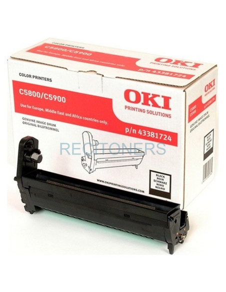 Tambor 43381724 OKI - OKI TAMBOR C5800 / C5900 / C5550MFP - 20.000 PAG. NEGRO