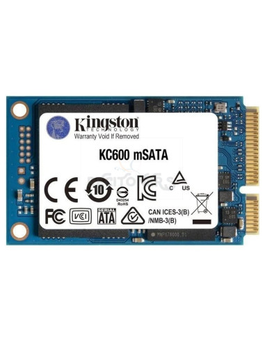 Disco KINGSTON KIN-SSD MSATA KC600 512G - Disco SSD Kingston KC600 512GB/ mSATA/ Full Capacity