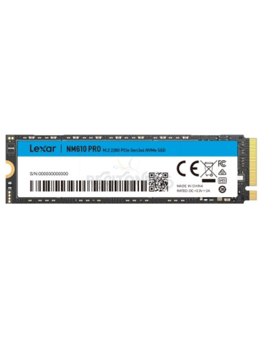 Disco LEXAR 1376547 - Lexar NM610 PRO M.2 500 GB PCI Express 3.0 NVMe