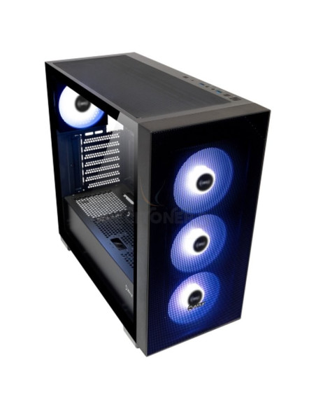 Caja UNYKACH UK121803 - UnykaCH Revelat Mesh Black - Caja ATX - 2 x USB 3.0 - 1 x USB-C (conector USB-C interno) - VGA hasta 425