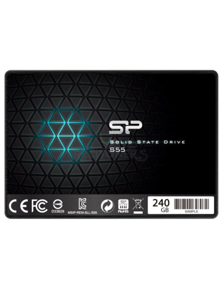 Disco SILICON POWER SP240GBSS3S55S25 - SP Slim S55 SSD 240GB 2.5” 7mm Sata3