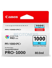 CANON TINTA PHOTO CIAN IMAGEPROGRAF PRO 1000 - PFI 1000PC 2