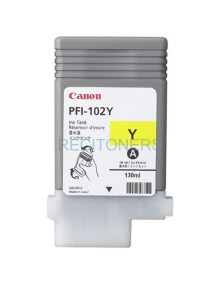 CANON CARTUCHO AMARILLO PFI102Y 130ML LP/17/24 IPF/500/600/700/710/610/605/720/755 2