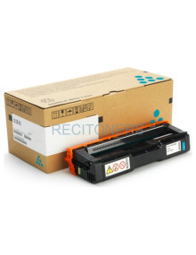 Toner 407717 RICOH - Ricoh SP C252DN/252SF/262SFNW/262DNW C252E Toner Cian Alta capacidad