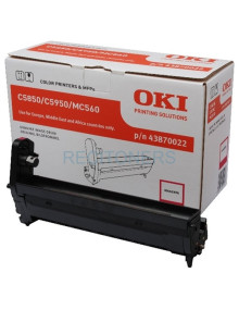 Tambor 43870022 OKI - OKI TAMBOR MC560 / C5850 / C5950 - 20.000 PAG. MAGENTA