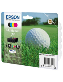 EPSON TINTA BK / C / M / Y MULTIPACK 4-COLOURS 34 DURABRITE ULTRA INK (6,1 ML NEGRO + 4,2 ML CIAN + 4,2 ML MAGENTA + 4,2 ML AMAR
