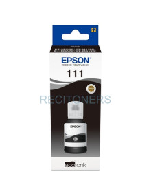 EPSON TINTA BOTE NEGRO ECOTANK ET-MX1XX SERIES - Nº 111 2