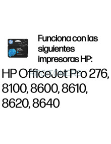 HP Cartucho de tinta original 951XL de alta capacidad cian 2