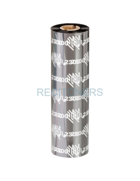 Cinta Matricial 02300BK10245 ZEBRA TECHNOLOGIES - Zebra Ribbon cera 02300BK10245 Negro - Caja de 12 uds.