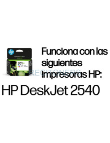 HP Cartucho de tinta original 301XL de alta capacidad Tri-color Amarillo 2