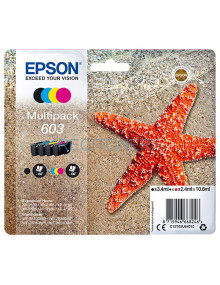 Cartucho de tinta C13T03U64020 EPSON - EPSON tinta MultiPack Std Estrella de mar 4 tintas 603 RF / AM Multi