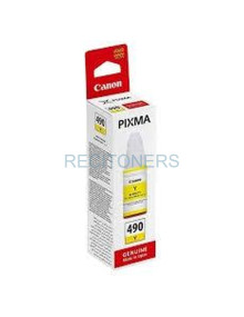CANON TINTA BOTE AMARILLO PIXMA G1400, 2200, 2400, 3200, 3400 - GI490Y 2
