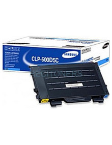 Samsung CLP-500D5C Toner 5000páginas Cian tóner y cartucho láser 2