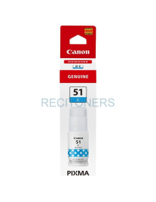 CANON Botella de tinta Cian GI-51C para G1520 G2520 G3520 G3560