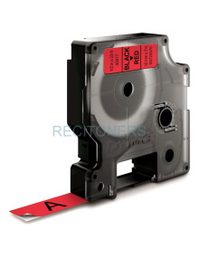 Transfer Belt S0720570 DYMO - DYMO CINTA DE TRANSFERENCIA TERMCA D1 - NEGRO SOBRE ROJO - 12MMX7M - POLIESTER - ROTULADORA LABELM