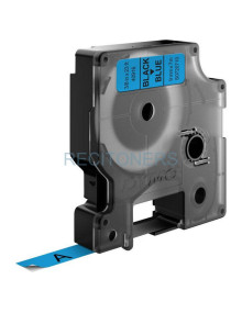 Transfer Belt S0720710 DYMO - DYMO CINTA DE TRANSFERENCIA TERMICA D1 - NEGRO SOBRE AZUL - 9MMX7M - POLIESTER - ROTULADORA LABELM