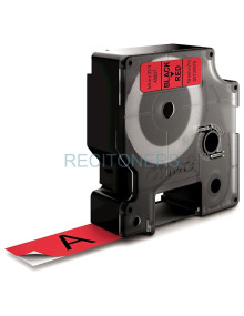 Transfer Belt S0720870 DYMO - DYMO CINTA DE TRANSFERENCIA TÉRMICA D1 - NEGRO SOBRE ROJO - 19MMX7M - POLIESTER - ROTULADORA LABEL