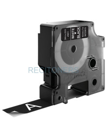 Transfer Belt S0720910 DYMO - DYMO CINTA DE TRANSFERENCIA TÉRMICA D1 - BLANCO SOBRE NEGRO - 19MMX7M - POLIESTER - ROTULADORA LAB