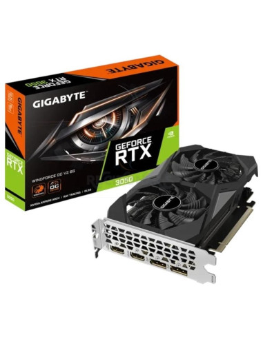Tarjeta grafica GIGABYTE 1372890 - Gigabyte GeForce RTX 3050 WINDFORCE OC V2 8G NVIDIA 8 GB GDDR6