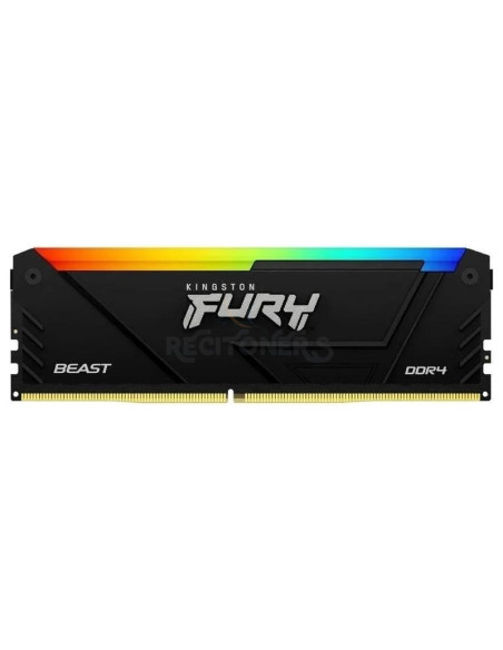 Memoria RAM KINGSTON KIN-FB KF436C17BB2A 8 - Memoria RAM Kingston FURY Beast RGB 8GB/ DDR4/ 3600MHz/ 1.35V/ CL17/ DIMM