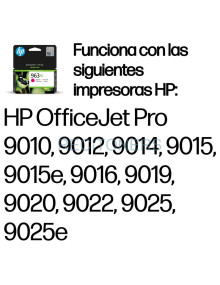 HP Cartucho de tinta Original 963XL magenta de alta capacidad 2