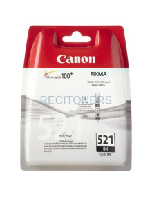 CANON CARTUCHO NEGRO CLI521BK PIXMA MP/620/630/980 PIXMA IP/3600/4600 2