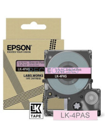 Cartucho de tinta C53S672103 EPSON - EPSON Cartucho de etiquetas Colour Tape Pink/Grey 12mm(8m) LK-4PAS